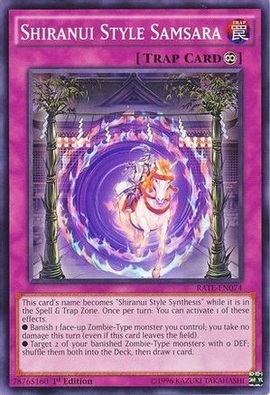 Shiranui Style Samsara (RATE-EN074) - Raging Tempest 1st Edition