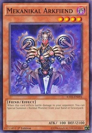 Mekanikal Arkfiend (RATE-EN094) - Raging Tempest Unlimited