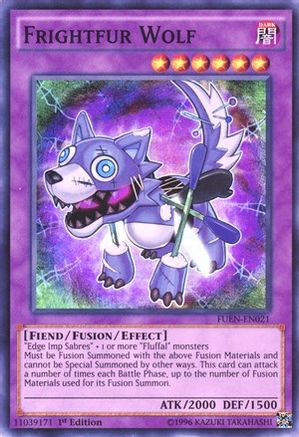 Frightfur Wolf (FUEN-EN021) - Fusion Enforcers 1st Edition
