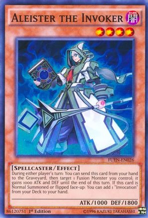 Aleister the Invoker (FUEN-EN026) - Fusion Enforcers 1st Edition