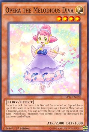 Opera the Melodious Diva (SP17-EN020) - Star Pack - Battle Royal 1st Edition