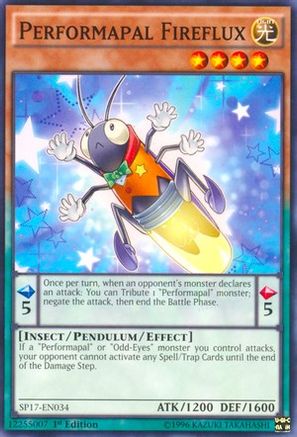 Performapal Fireflux (SP17-EN034) - Star Pack - Battle Royal 1st Edition