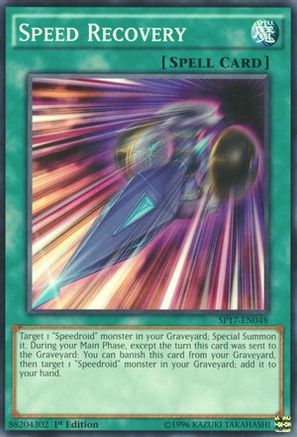 Speed Recovery (Starfoil) (SP17-EN048) - Star Pack - Battle Royal 1st Edition