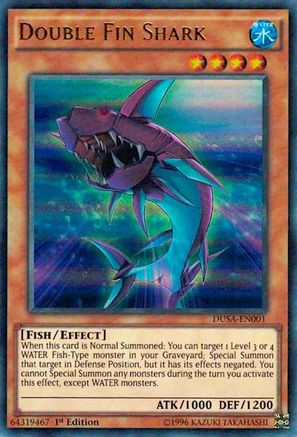 Double Fin Shark (DUSA-EN001) - Duelist Saga 1st Edition