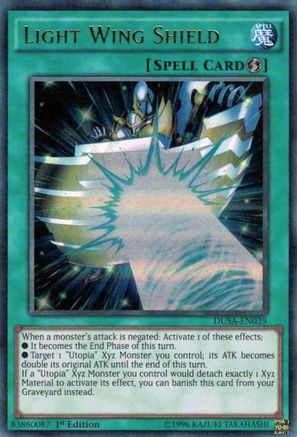 Light Wing Shield (DUSA-EN039) - Duelist Saga 1st Edition