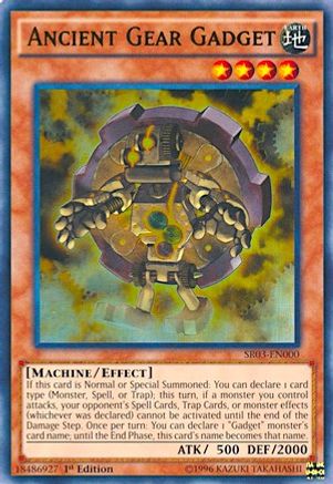 Ancient Gear Gadget (SR03-EN000) - Structure Deck: Machine Reactor Unlimited