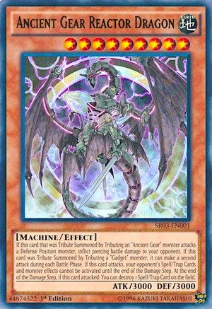 Ancient Gear Reactor Dragon (SR03-EN001) - Structure Deck: Machine Reactor 1st Edition