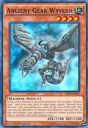 Ancient Gear Wyvern (SR03-EN003) - Structure Deck: Machine Reactor 1st Edition