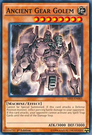 Ancient Gear Golem (SR03-EN005) - Structure Deck: Machine Reactor Unlimited
