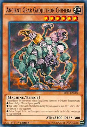 Ancient Gear Gadjiltron Chimera (SR03-EN006) - Structure Deck: Machine Reactor Unlimited