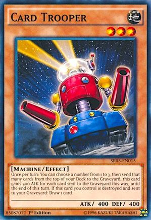 Card Trooper (SR03-EN015) - Structure Deck: Machine Reactor 1st Edition