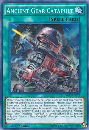 Ancient Gear Catapult (SR03-EN021) - Structure Deck: Machine Reactor 1st Edition