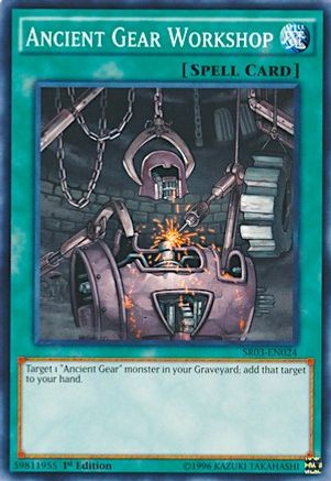 Ancient Gear Workshop (SR03-EN024) - Structure Deck: Machine Reactor 1st Edition
