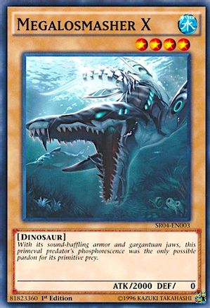 Megalosmasher X (SR04-EN003) - Structure Deck: Dinosmasher's Fury 1st Edition