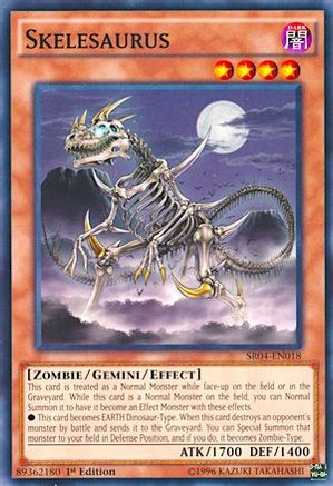 Skelesaurus (SR04-EN018) - Structure Deck: Dinosmasher's Fury 1st Edition