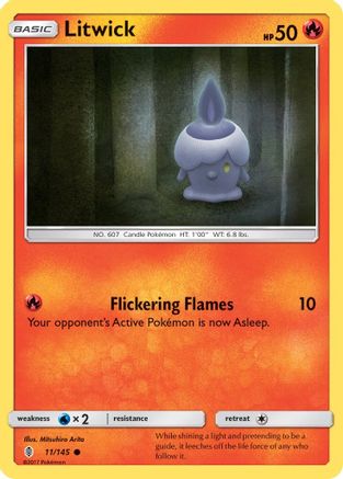 Litwick 011/145  SM  Guardians Rising - Common