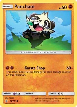 Pancham 072/145  SM  Guardians Rising - Common