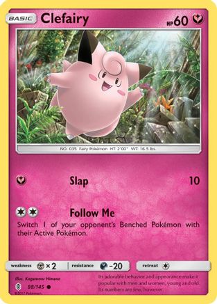 Clefairy 088/145  SM  Guardians Rising - Common