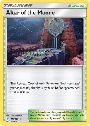 Altar of the Moone 117/145  SM  Guardians Rising - Uncommon