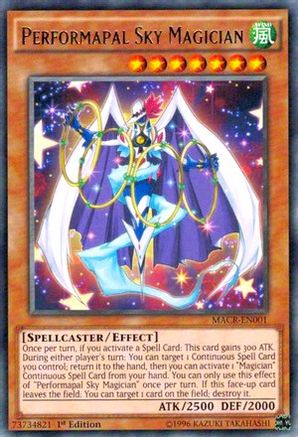 Performapal Sky Magician (MACR-EN001) - Maximum Crisis 1st Edition