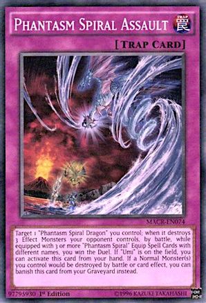 Phantasm Spiral Assault (MACR-EN074) - Maximum Crisis 1st Edition