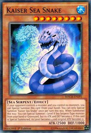 Kaiser Sea Snake (MACR-EN091) - Maximum Crisis 1st Edition