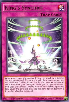 King's Synchro (DPDG-EN034) - Duelist Pack: Dimensional Guardians 1st Edition