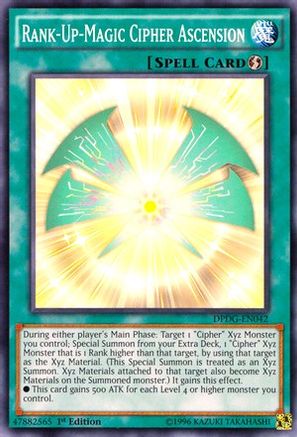 Rank-Up-Magic Cipher Ascension (DPDG-EN042) - Duelist Pack: Dimensional Guardians 1st Edition