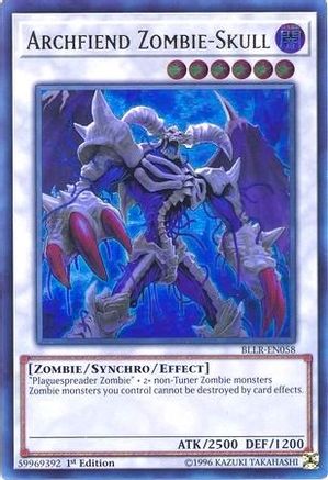 Archfiend Zombie-Skull (BLLR-EN058) - Battles of Legend: Light's Revenge 1st Edition