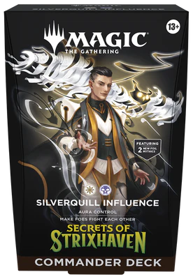 MTG SECRETS OF STRIXHAVEN COMMANDER DECK - SILVERQUILL INFLUENCE
