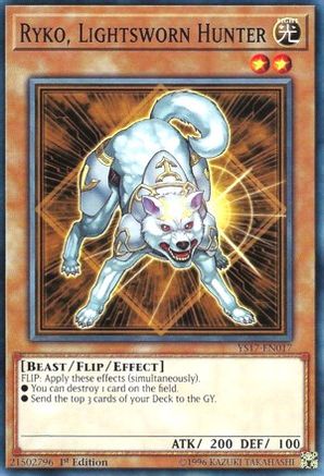 Ryko, Lightsworn Hunter (YS17-EN017) - Starter Deck: Link Strike 1st Edition