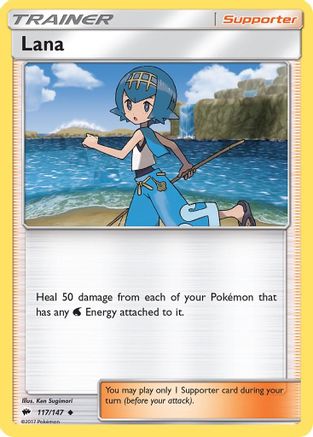 Lana 117/147  SM  Burning Shadows - Uncommon