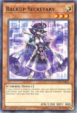 Backup Secretary (COTD-EN002) - Code of the Duelist 1st Edition