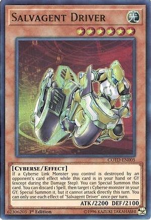 Salvagent Driver (COTD-EN005) - Code of the Duelist 1st Edition