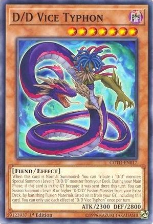D/D Vice Typhon (COTD-EN017) - Code of the Duelist Unlimited