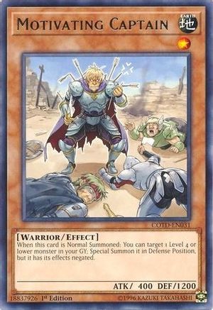 Motivating Captain (COTD-EN031) - Code of the Duelist 1st Edition