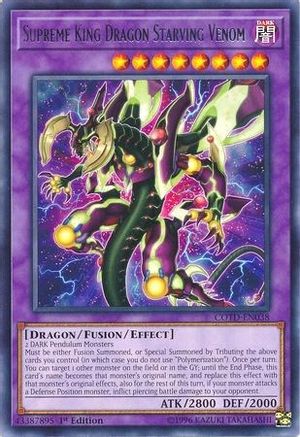 Supreme King Dragon Starving Venom (COTD-EN038) - Code of the Duelist 1st Edition