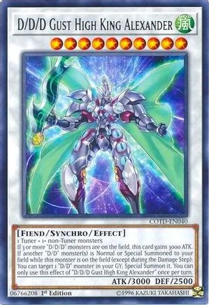 D/D/D Gust High King Alexander (COTD-EN040) - Code of the Duelist Unlimited