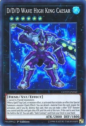 D/D/D Wave High King Caesar (COTD-EN042) - Code of the Duelist 1st Edition