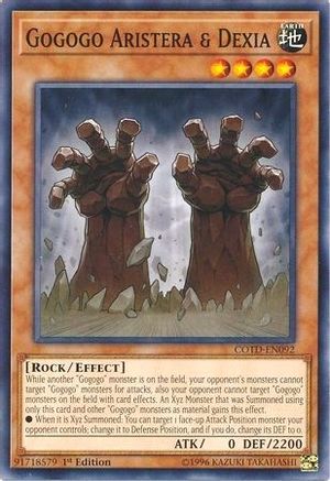 Gogogo Aristera & Dexia (COTD-EN092) - Code of the Duelist 1st Edition
