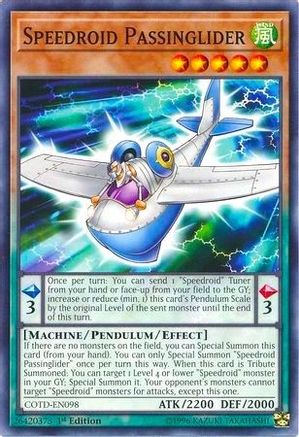 Speedroid Passinglider (COTD-EN098) - Code of the Duelist Unlimited