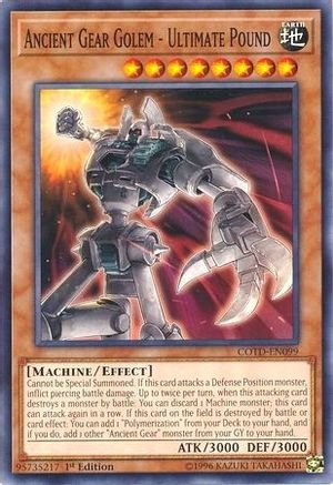 Ancient Gear Golem - Ultimate Pound (COTD-EN099) - Code of the Duelist 1st Edition