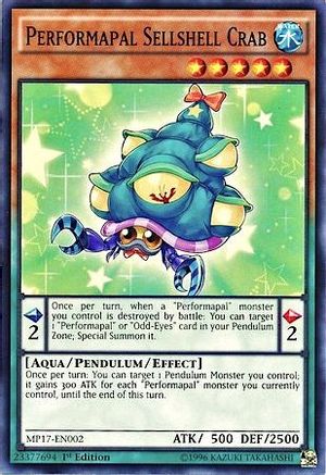 Performapal Sellshell Crab (MP17-EN002) - 2017 Mega-Tins Mega Pack 1st Edition