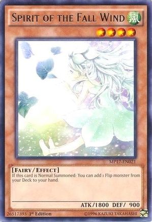 Spirit of the Fall Wind (MP17-EN021) - 2017 Mega-Tins Mega Pack 1st Edition