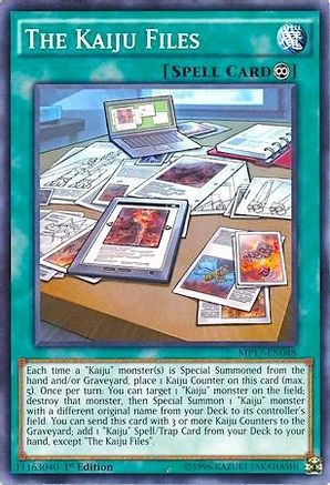 The Kaiju Files (MP17-EN048) - 2017 Mega-Tins Mega Pack 1st Edition