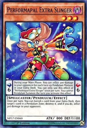Performapal Extra Slinger (MP17-EN060) - 2017 Mega-Tins Mega Pack 1st Edition