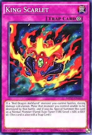 King Scarlet (MP17-EN109) - 2017 Mega-Tins Mega Pack 1st Edition