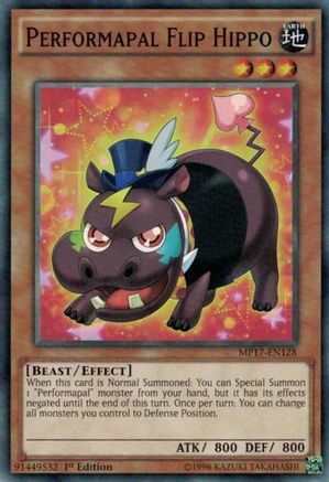 Performapal Flip Hippo (MP17-EN128) - 2017 Mega-Tins Mega Pack 1st Edition