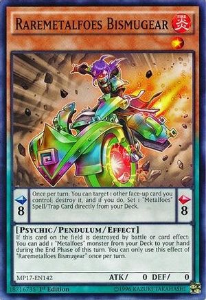 Raremetalfoes Bismugear (MP17-EN142) - 2017 Mega-Tins Mega Pack 1st Edition