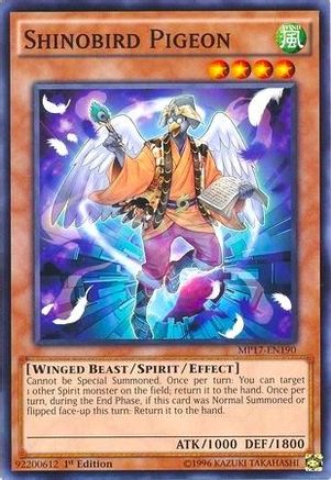 Shinobird Pigeon (MP17-EN190) - 2017 Mega-Tins Mega Pack 1st Edition